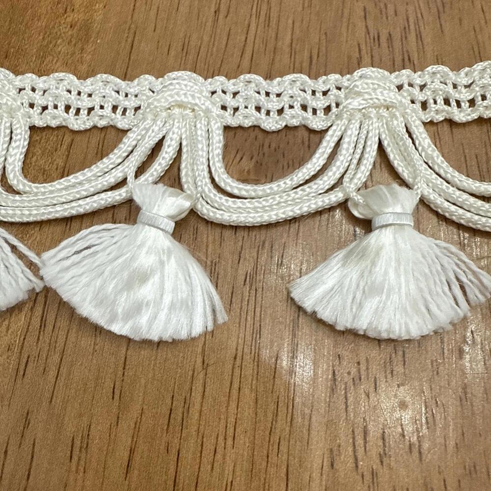 Tassel Fringe Edging Trim Sewing Craft Curtain Cushion Ribbon Upholstery 8 Yds - Picture 3 of 4